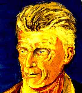 Samuel Beckett portrait by Gaynor