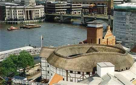 New Globe from top floor of new Tate Modern Gallery