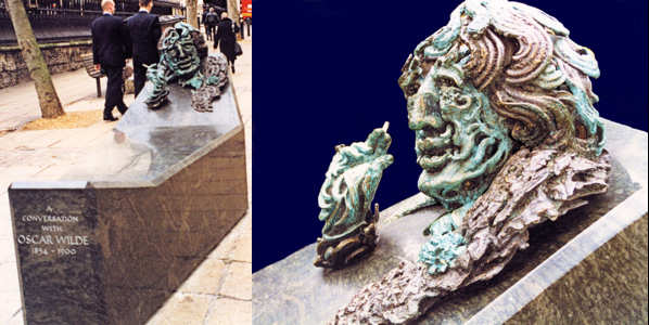 Maggi Hambling sculpture of Oscar Wilde - 10K
