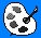 Artist's palette icon